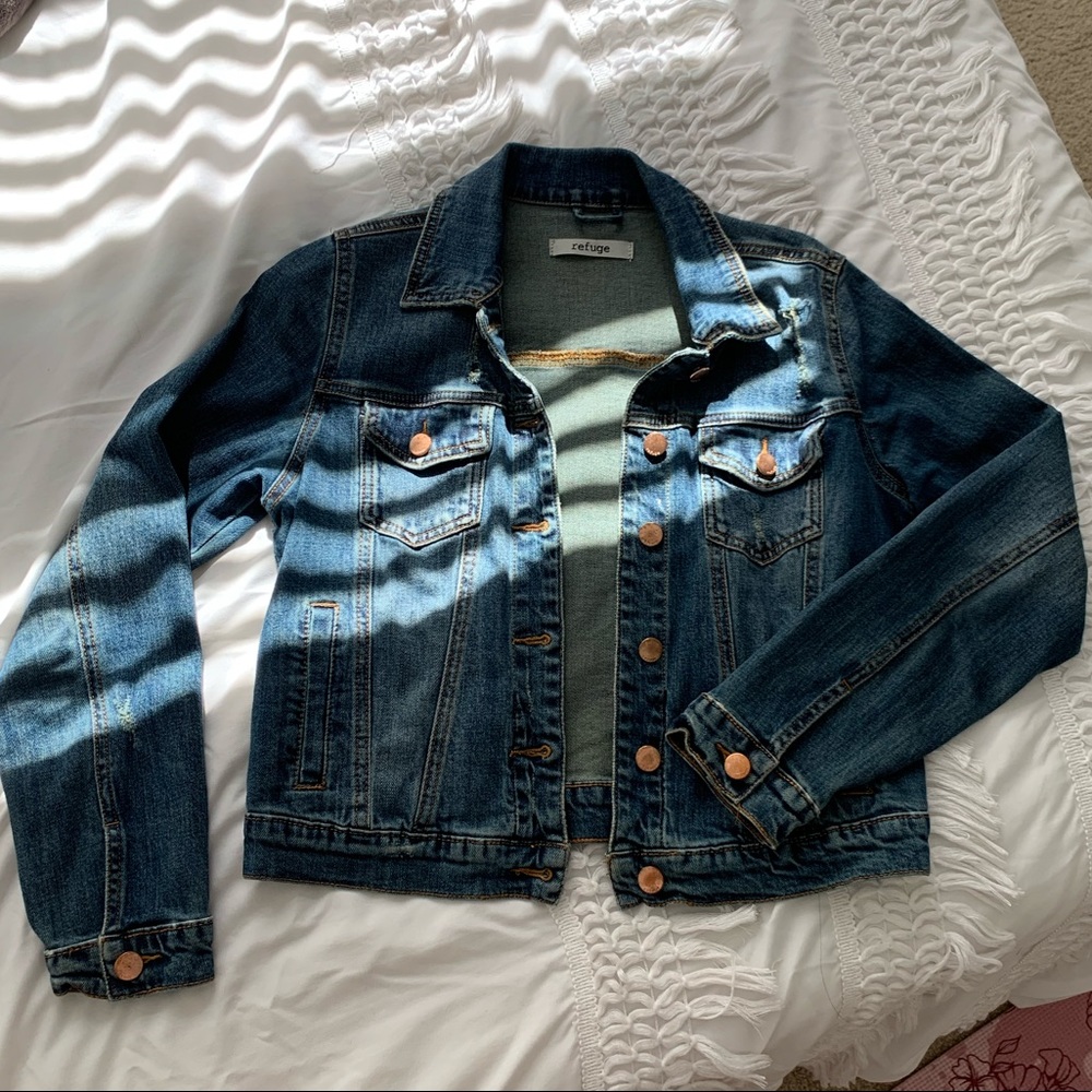 Distressed Denim jacket